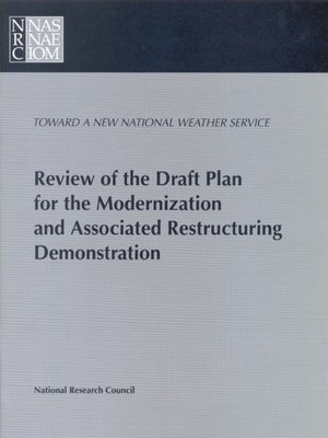 cover image of Review of the Draft Plan for the Modernization and Associated Restructuring Demonstration